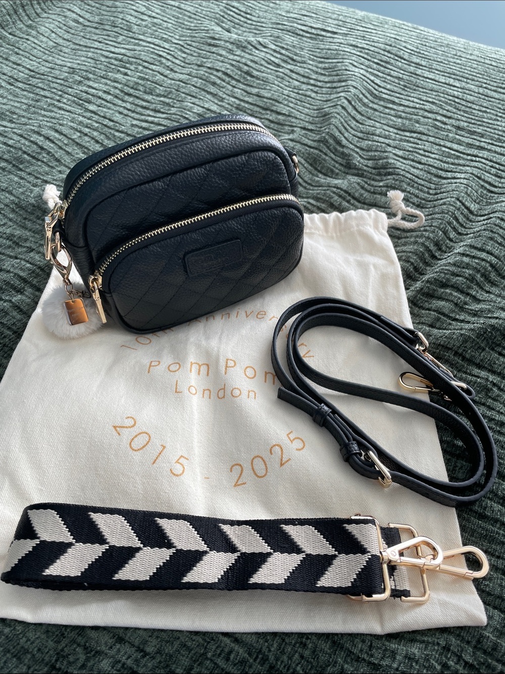 Pom Pom London Mini Quilted Original Crossbody